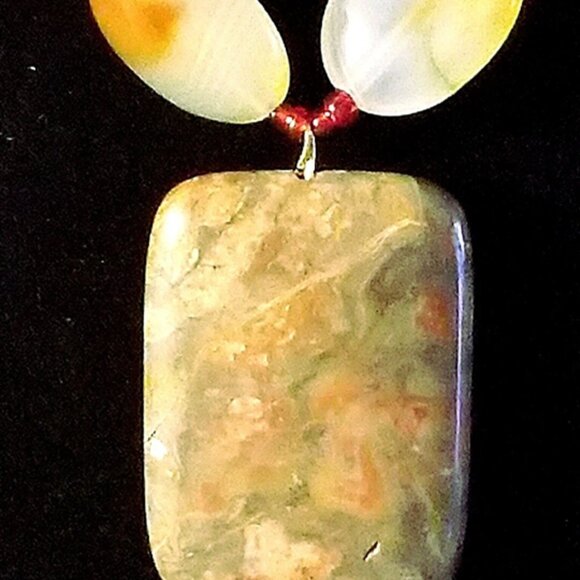 Green Agate Necklace - Picture 8 of 8